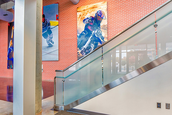Lobby Wall and Stairs