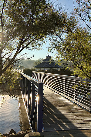 View Across the Park Bridge