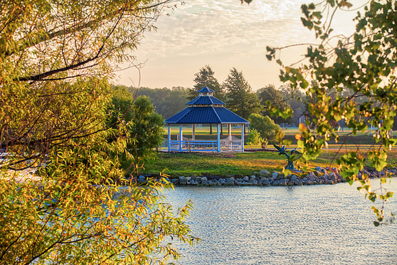 Gazebo Through the Trees