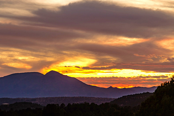 Mountain Sunset Color